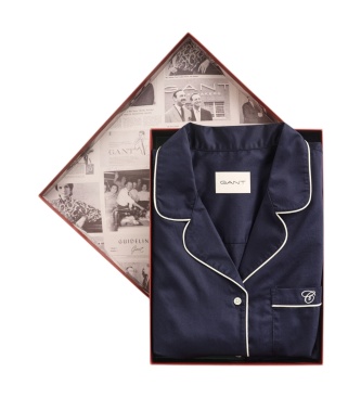 Gant Navy satin pajamas