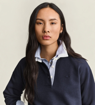 Gant Sweatshirt Rugger azul-noite