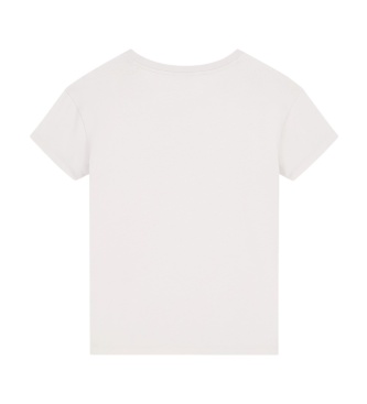 A|X Armani Exchange Oversize-tröja i bomullstrikå, beige