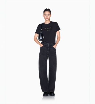 A|X Armani Exchange Svart AX-tröja