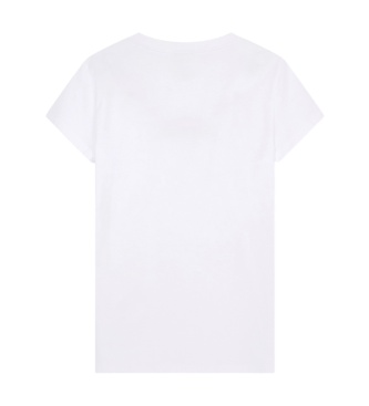 A|X Armani Exchange Camiseta Up For Party con pedrería blanco