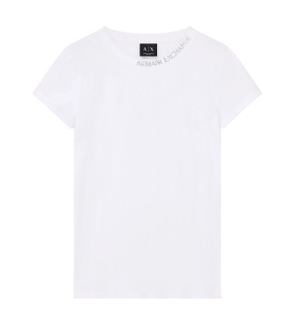 A|X Armani Exchange T-shirt Up For Party hvid