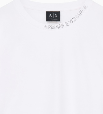 A|X Armani Exchange T-shirt Up For Party hvid