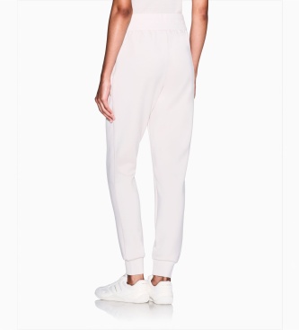 A|X Armani Exchange Pantalone di taglio regolare in tessuto scuba beige