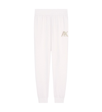 A|X Armani Exchange Pantalone di taglio regolare in tessuto scuba beige