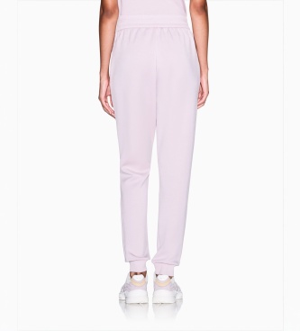 A|X Armani Exchange Pantalone jogger Crossover con ricamo laterale rosa antico