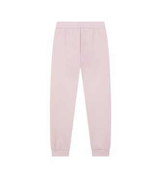 A|X Armani Exchange Pantalone jogger Crossover con ricamo laterale rosa antico