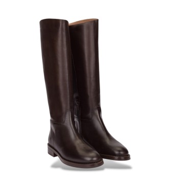 Wonders Botas de Couro Flash castanho