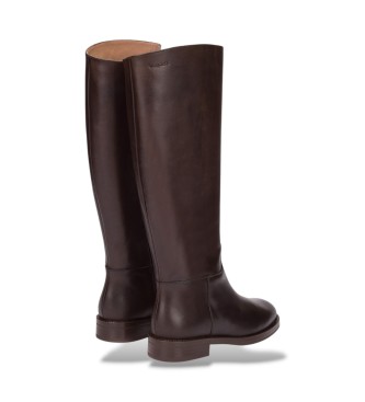 Wonders Botas de Couro Flash castanho