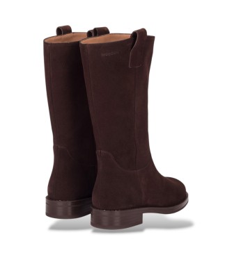 Wonders Botas de Couro Charme castanho