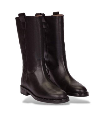 Wonders Botas de Pele Elevada 06 preto