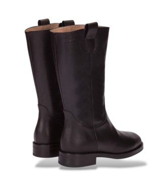 Wonders Botas de Pele Elevada 06 preto