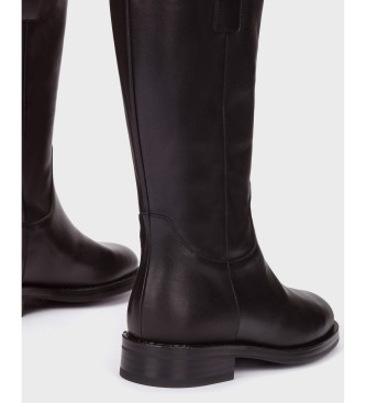 Wonders Botas de Pele Elevada 06 preto