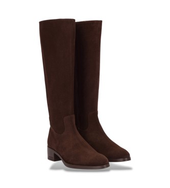 Wonders Botas de Couro Flash castanho
