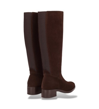 Wonders Botas de Couro Flash castanho