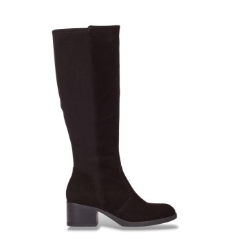 Wonders Botas de Couro Charme preto