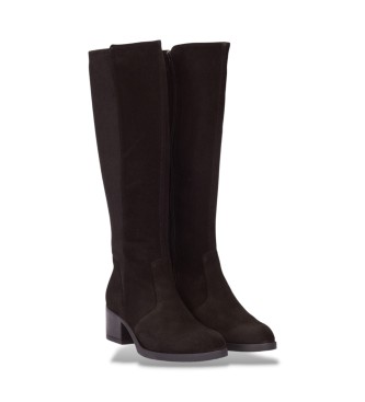 Wonders Botas de Couro Charme preto