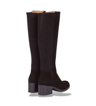Wonders Botas de Couro Charme preto
