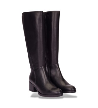 Wonders Botas de Couro Isy preto