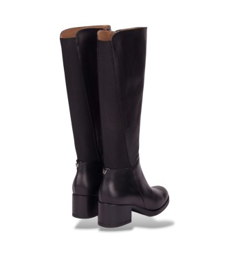 Wonders Botas de Couro Isy preto