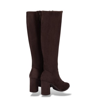 Wonders Botas de Couro Cervojet marrom