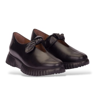 Wonders Mocassins de Couro Velv preto