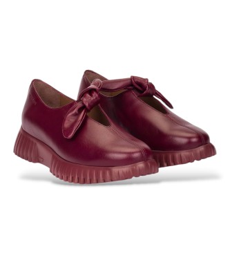 Wonders Mocassins de Couro Velvet grená