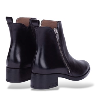 Wonders Bonjour 10 Lederstiefeletten schwarz