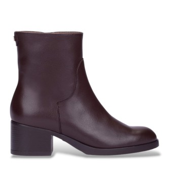 Wonders Botas de couro Isy grená