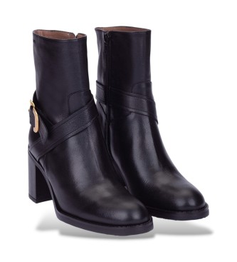 Wonders Botins de Couro Alice preto
