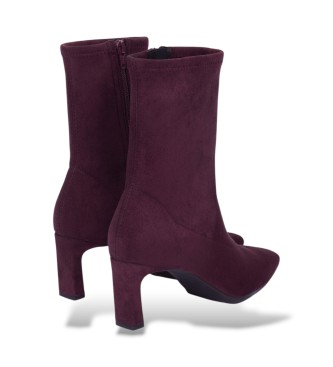 Wonders Botins de Couro Cervojet grená