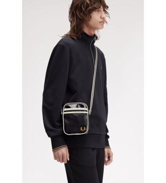 Fred Perry Small classic black crossbody bag