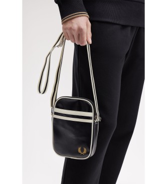 Fred Perry Small classic black crossbody bag