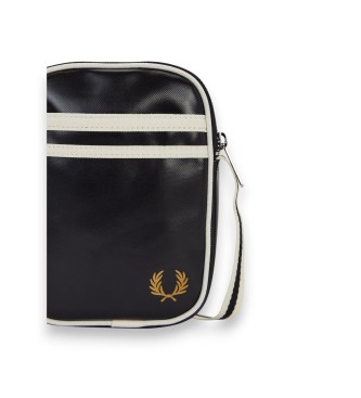 Fred Perry Small classic black crossbody bag