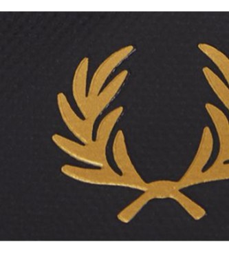 Fred Perry Small classic black crossbody bag