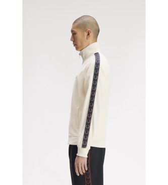 Fred Perry Tracksuit jacket with contrasting beige sports tape