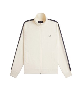 Fred Perry Tracksuit jacket with contrasting beige sports tape