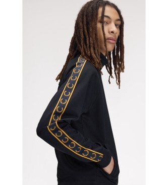 Fred Perry Tracksuit jacket with contrasting navy sports tape