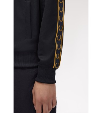 Fred Perry Tracksuit jacket with contrasting navy sports tape