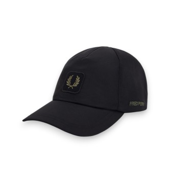 Fred Perry Casquette en nylon effet froissé noir