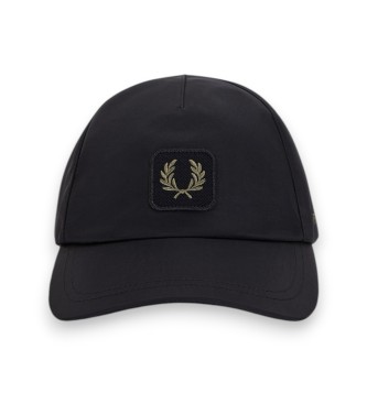 Fred Perry Casquette en nylon effet froissé noir