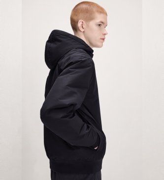 Fred Perry Giacca con cappuccio Brentham nero