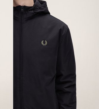 Fred Perry Giacca con cappuccio Brentham nero