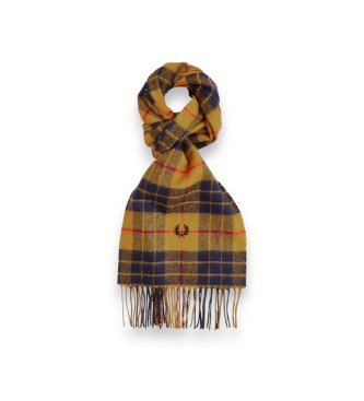 Fred Perry Écharpe en laine d'agneau beige