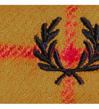 Fred Perry Écharpe en laine d'agneau beige