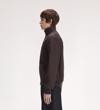 Fred Perry Giacca Harrington marrone scuro