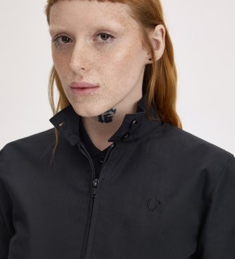 Fred Perry Black Harrington jacket