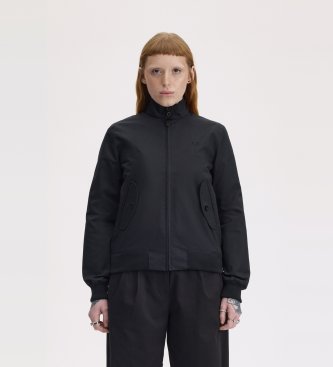 Fred Perry Black Harrington jacket