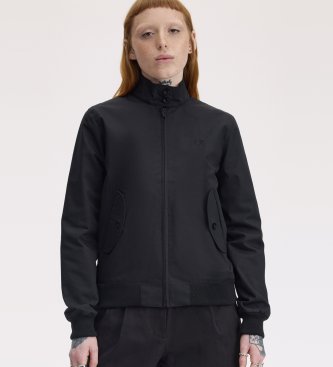 Fred Perry Black Harrington jacket