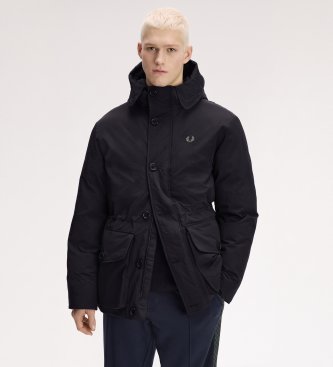 Fred Perry Piumino trapuntato nero